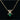 14K Emerald Diamond Pendant